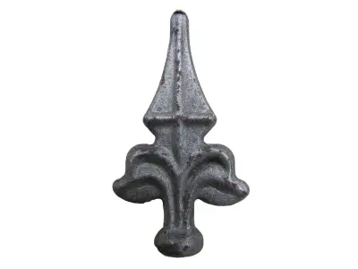 Wyrób kuty: Metalowy grot kuty szpic ozdobny Eryk 115 mm fi 20 mm