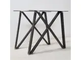 Wyrób kuty: Nogi Stołowe Metalowe Geometryczne X-Design