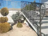Wyrób kuty: Ornamentalna Kuta Balustrada Zewnętrzna Secesyjna