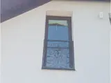 Wyrób kuty: Ornamentalna Kuta Balustrada Zewnętrzna Secesyjna