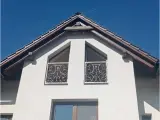 Wyrób kuty: Ornamentalna Kuta Balustrada Zewnętrzna Secesyjna