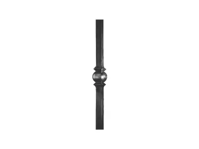 Wyrób kuty: Słup balustradowy stalowy ozdobny 30x30 mm 1000 mm