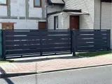 Wyrób kuty: Stalowa Brama Przesuwna Panelowa Horyzontalna