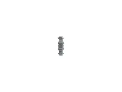 Wyrób kuty: Stalowa przekówka ozdobna do ogrodzeń i balustrad 140x30 mm