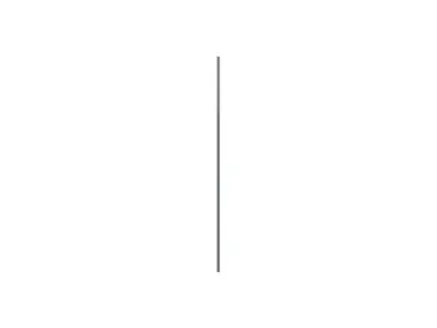 Wyrób kuty: Stalowa tralka balustradowa prosta gładka 12x12 mm 950 mm