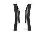 Wyrób kuty: Stalowe Podstawy Stołowe o Geometrii X, Profil 80x40mm