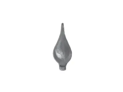 Wyrób kuty: Stalowy grot kuty szpic do ogrodzeń i balustrad 120 mm 16x16 mm