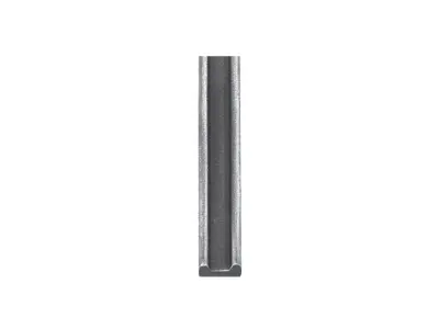 Wyrób kuty: Stalowy płaskownik kuty ozdobny z rowkiem 40x8 mm 3000 mm