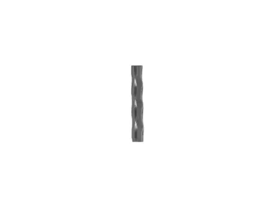 Wyrób kuty: Stalowy pręt młotkowany kuty do ogrodzeń i balustrad 14x14 mm 1000 mm