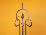 Wyrób kuty: Tralka balustradowa ozdobna z motywem roślinnym 23 cm 950 mm