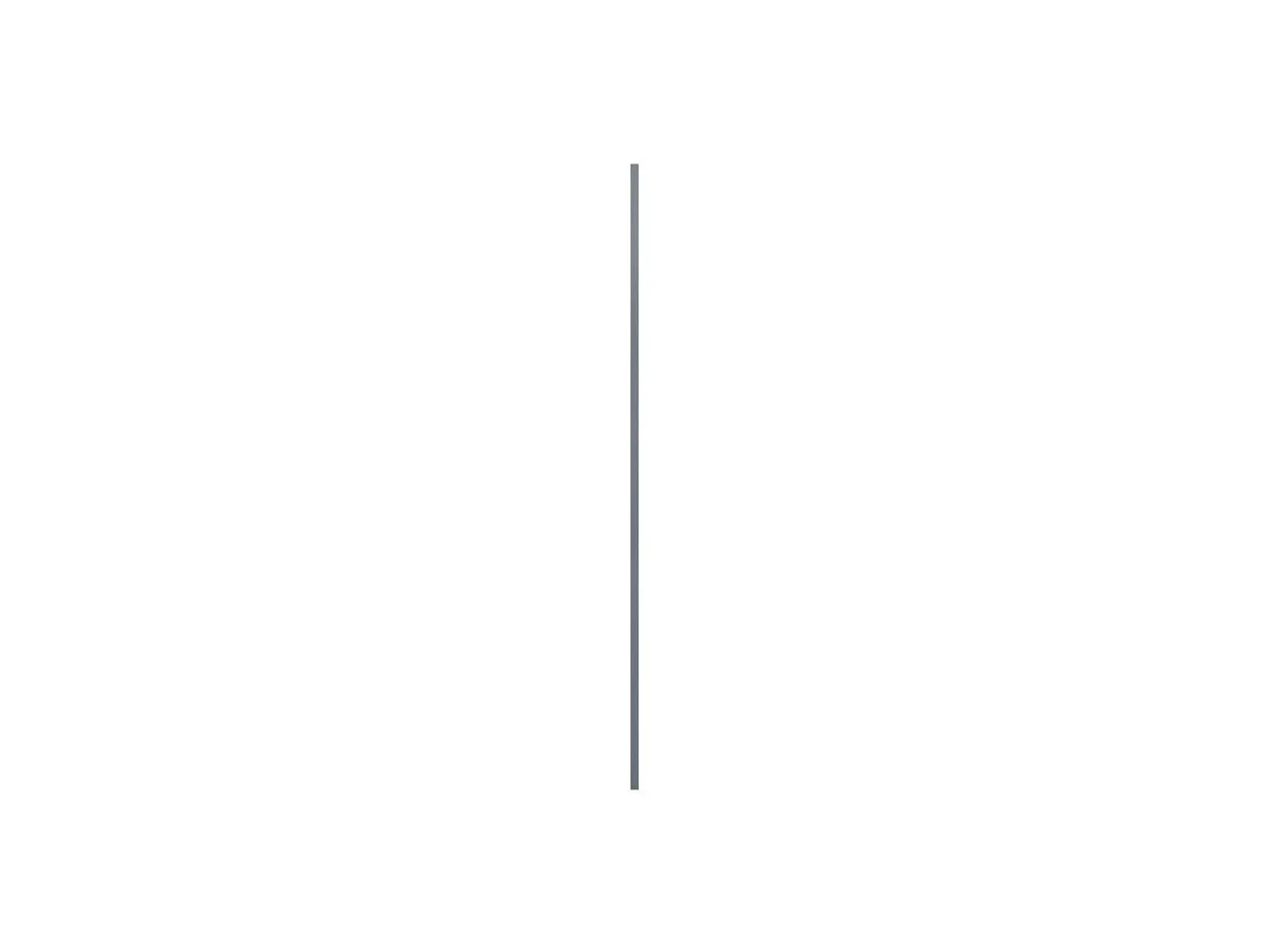 Wyrób kuty: Stalowa tralka balustradowa prosta gładka 12x12 mm 950 mm